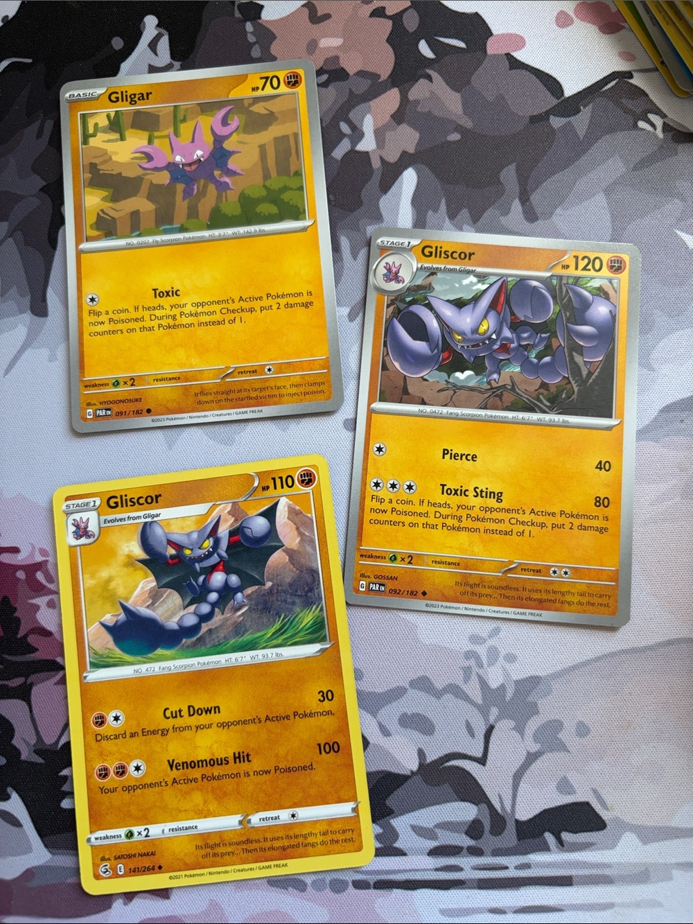 Gligar & Gliscor Evolution Collection Lot | 3 Pokémon Cards | ✨5/$25✨